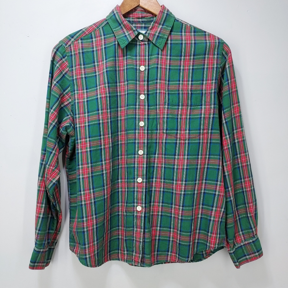 Pendleton Plaid Button-Up Shirt